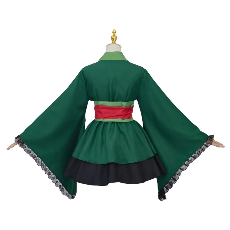 Costume Cosplay de Roronoa Zoro pour Fille, Robe Lolita, Tenues d'Halloween, Carnaval, Trempé