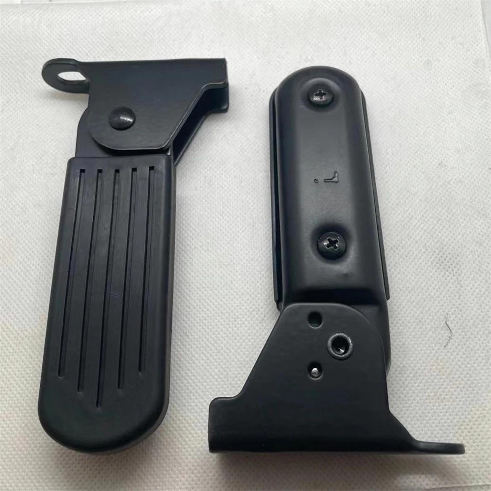 Universal Seat Treadle Widen Stable Foldable Bicycle Rear Seat Pedal Rubber L/R Road Bike Electric Bike Rear Pedals Footrest