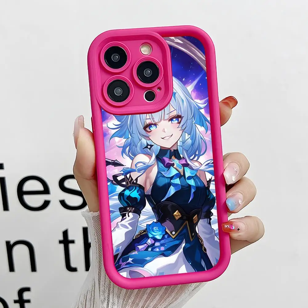 

HSR Cerydra Thicken TPU Mobile Phone Case for iPhone 17 16 15 14 13 12 11 Air Pro Max Plus Colorful Cover