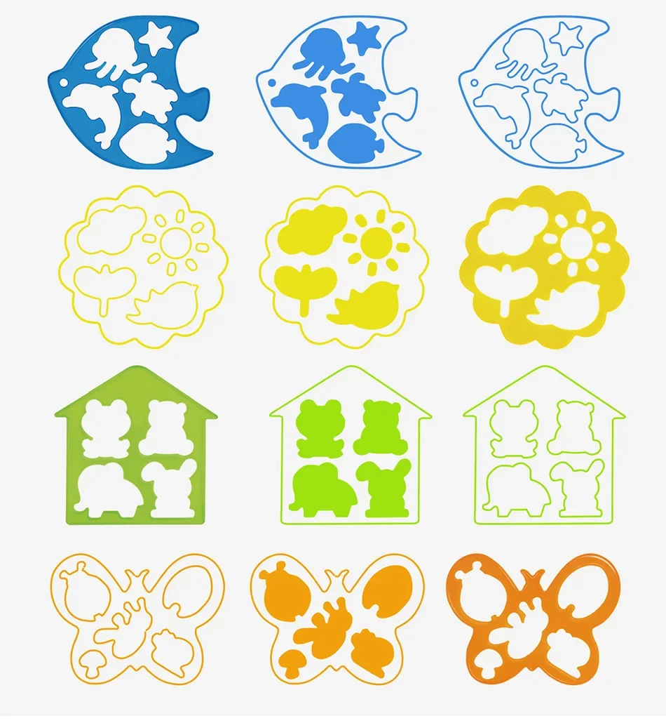 ملحقات حصيرة رسم مائية سحرية، قالب رقمي للحيوانات، لعبة رسم مائية EVA، أداة فنية، لعبة تعليمية للأطفال