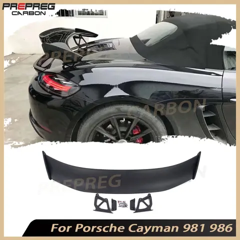 12 best sales porsche cayman 987 rear spoiler - №10