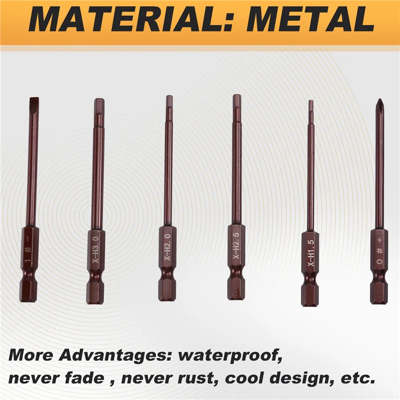 【GLAD】6-In-1 Hex Screwdriver 1.5/2.0/2.5/3.0Mm Repair Tool Kit Set For RC Helicopter Airplane Drone Aircraft RC Cars RC Boats