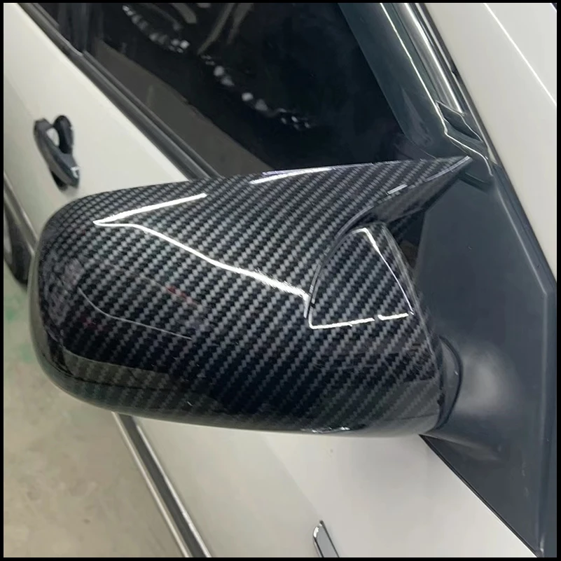 

Car Styling Door Side Wing Rearview Mirror Cover Trim Shell With OX Horn Cap For Toyota Corolla 2009-2013 Auto Accessories