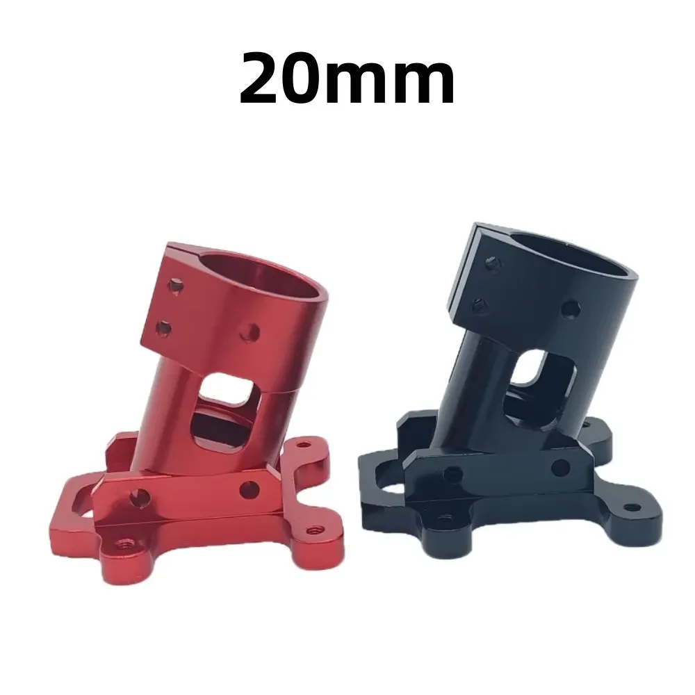 Pièces uav multi-axes en alliage d'aluminium, tube de carbone, connexion au pied, pièces de fixation 16mm 20mm 22mm 25mm noir, 1 pièce