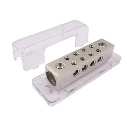 0/2 Gauge input 8 X 8 Gauge Output Power Ground Distribution Block Fuse Block For Car Audio Splitter Junction box