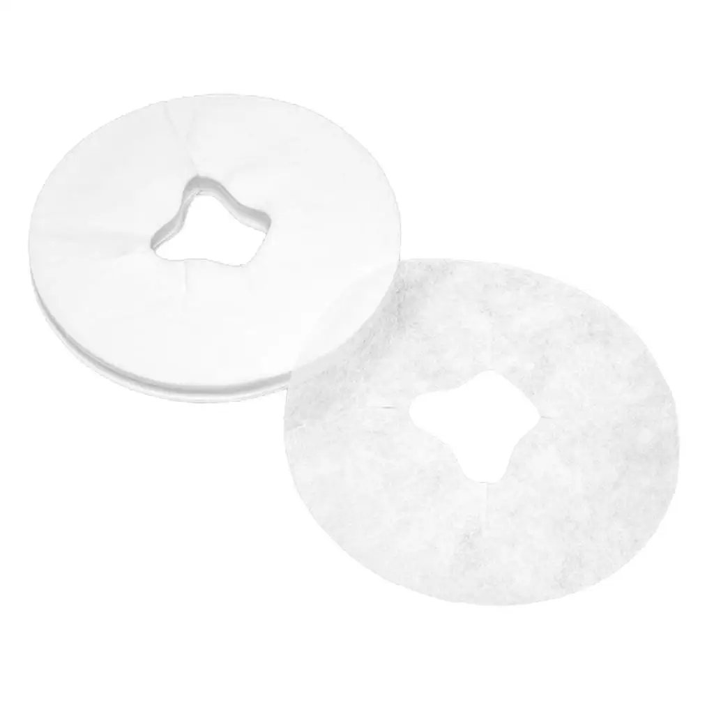 Disposable Non-woven Face Hole Bed Mat Isolation Table Towel for Headspa Massage Club Beauty Care