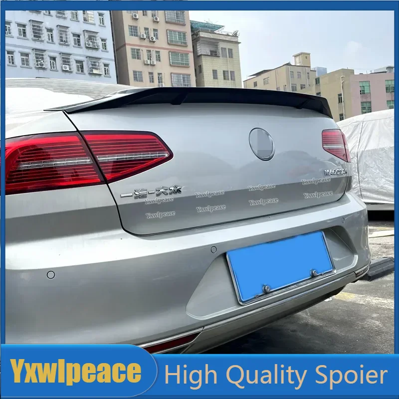 

ABS Plastic R Style Rear Trunk Lip Spoiler Car Styling For VW Volkswagen Passat B8 2017-2022