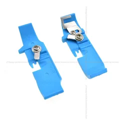 T253E Plastic Wear-Resistant Presser Foot Bottom Plate Original Jack Four Thread Blue Shoulder Strap Pressure Foot Overlock Sew