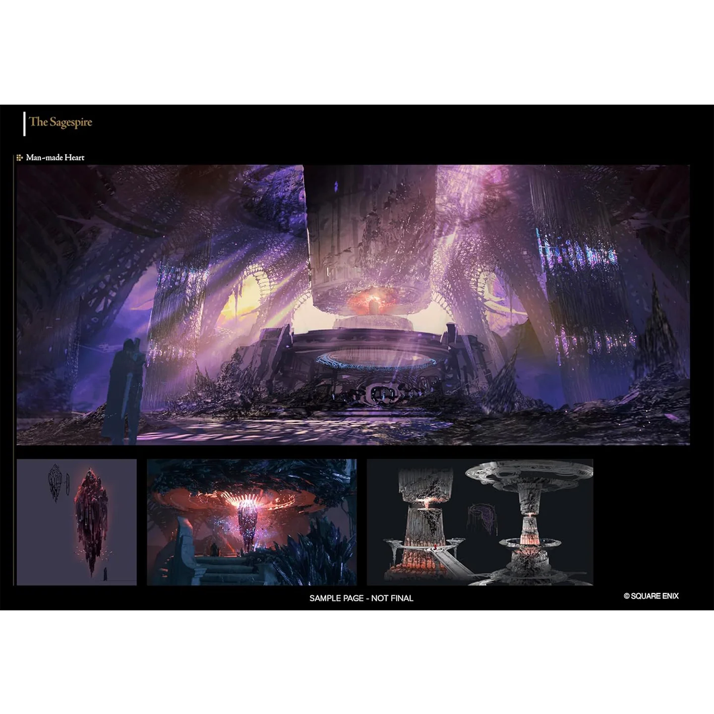 The Art of Final Fantasy XVI Echoes of The Rising Tide Hardcover English Original Game Setting Art Book Import