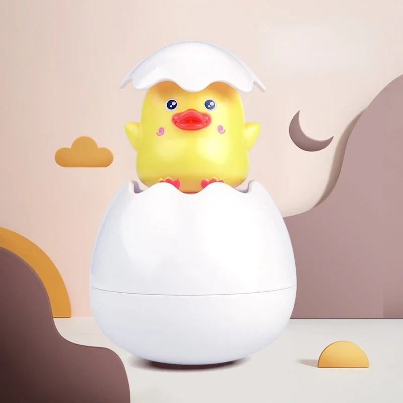 Juguetes de ducha rociadores para baño de bebé, juguetes de huevos de pingüino y pato de dibujos animados, equipo de juego de agua para natación, opciones de regalo perfectas para niños