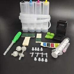 Einkshop DIY CISS Ink System For HP304 HP 304 XL Envy 5010 5020 5030 5032 5034 Deskjet 2632 2630 2620 3720 3721 3723 Printer