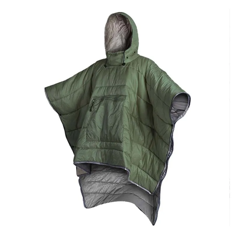 

Winter Waterproof Sleeping Bag Wearable Cloak Sleeping Bag Poncho Coat Outdoor Camping Portable Ultralight Cotton Sleeping Bag