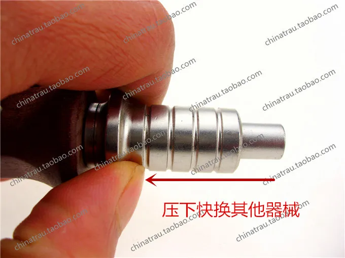 medical Orthopedic instrument Quick change handle AO quick coupling screwdriver handle D Interface handle wood Central slide