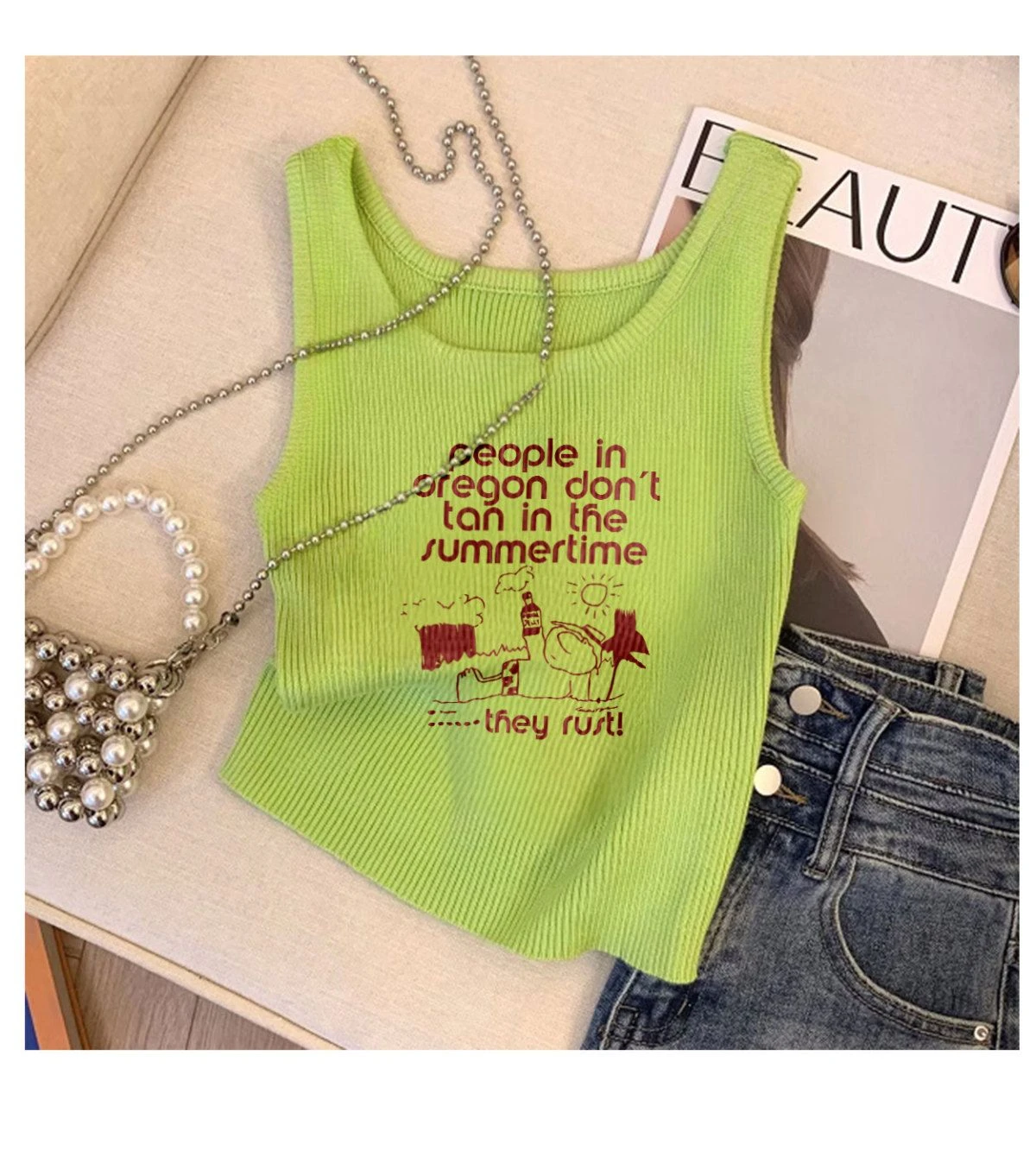 حبال سترة الصيف تنوعا ورقيقة رسالة الخيوط القطن طباعة أكمام غطاء نحيف اللحوم التنقل الاتجاه الرغبة النقية نمط