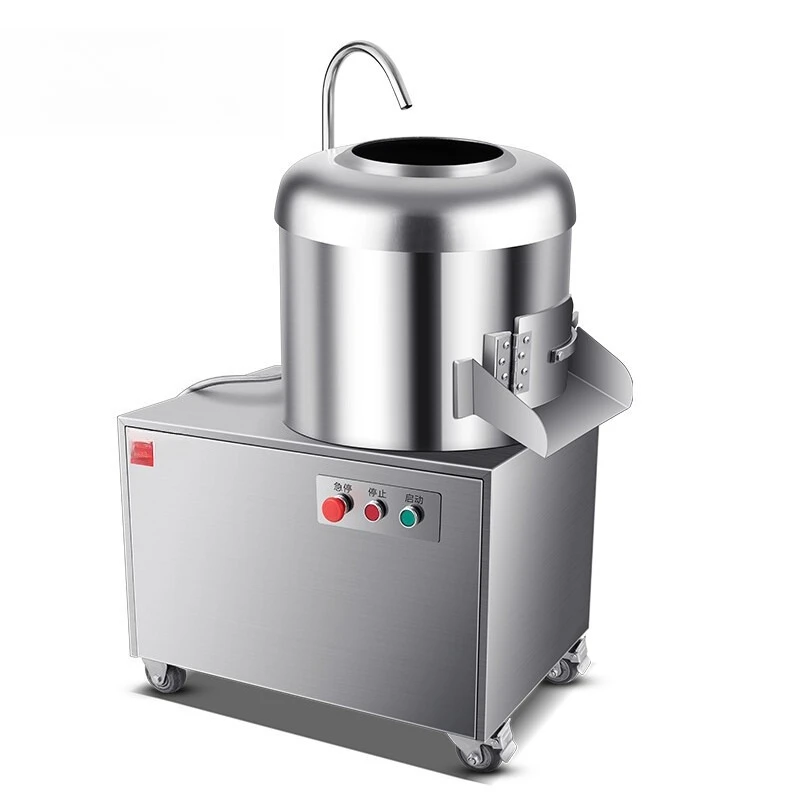 Potato Peeler, Automatic Commercial 6 in 1 Peel Machine for Potato Sweet Potato Ginger, Electric Kitchen Tool