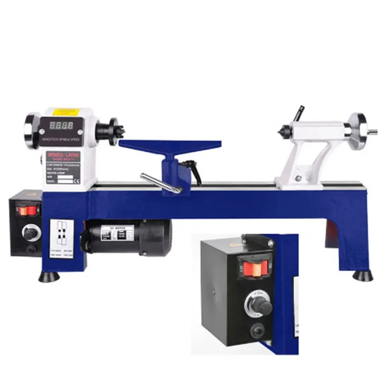 Woodworking Machinery Lathe Machine Tool Household Woodworking Lathe Turning Tool Woodworking Rotary Machine Household