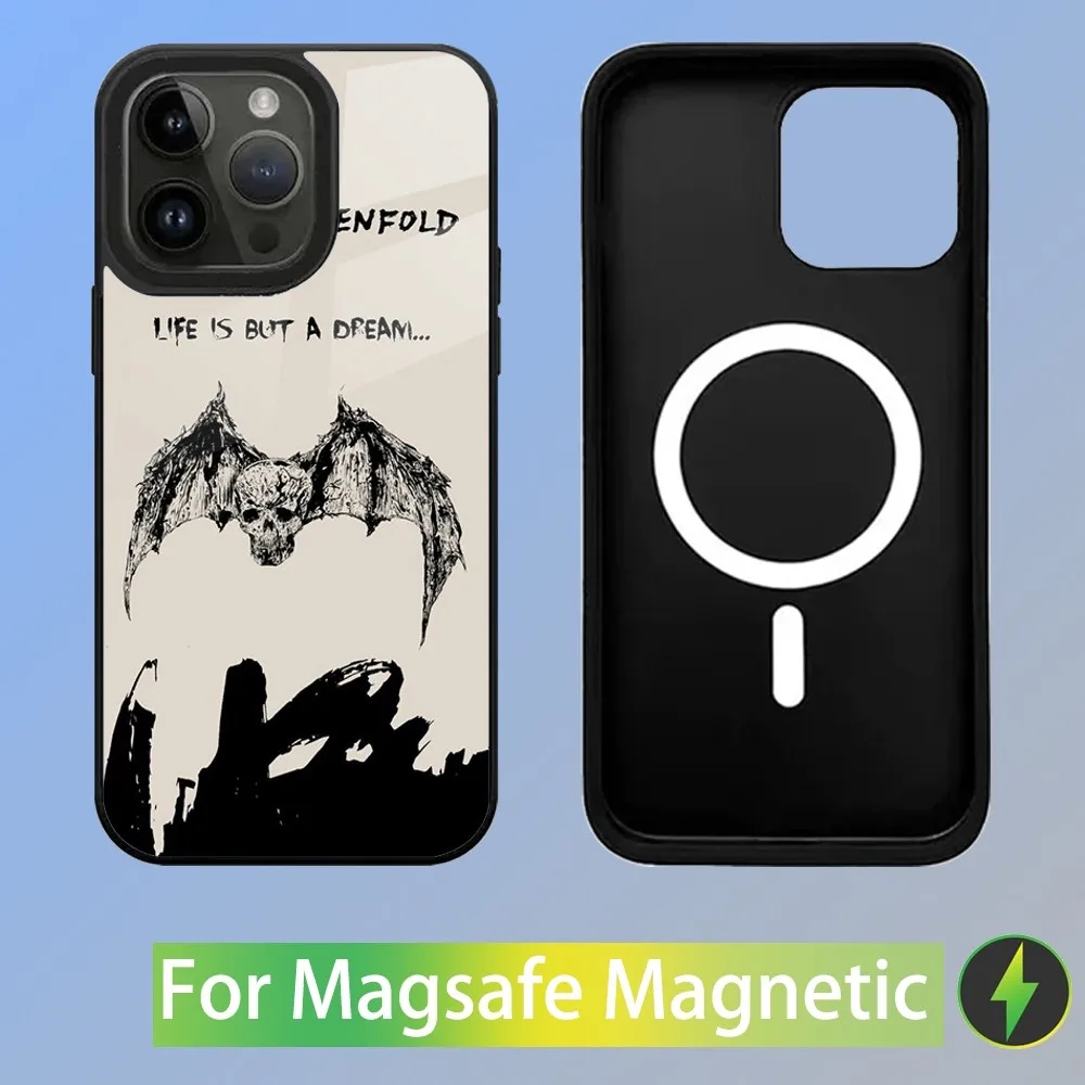 A-Avenged Sevenfold Phone Case For iPhone 15,14,13,12,11,Plus,Pro,Max Mini Magsafe Magnetic Wireless Charging