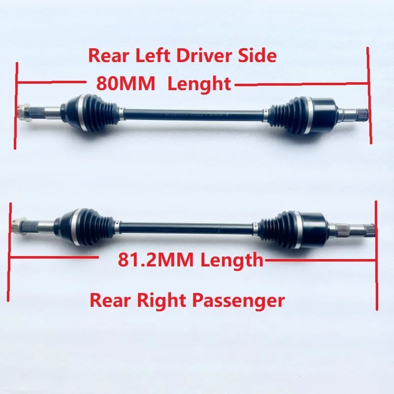 Original Rear Left/Right CV Axle Drive Shaft Long Travel for ODES 800 1000 UTV Dominator Raider X2 X4 15101240000/15101250000