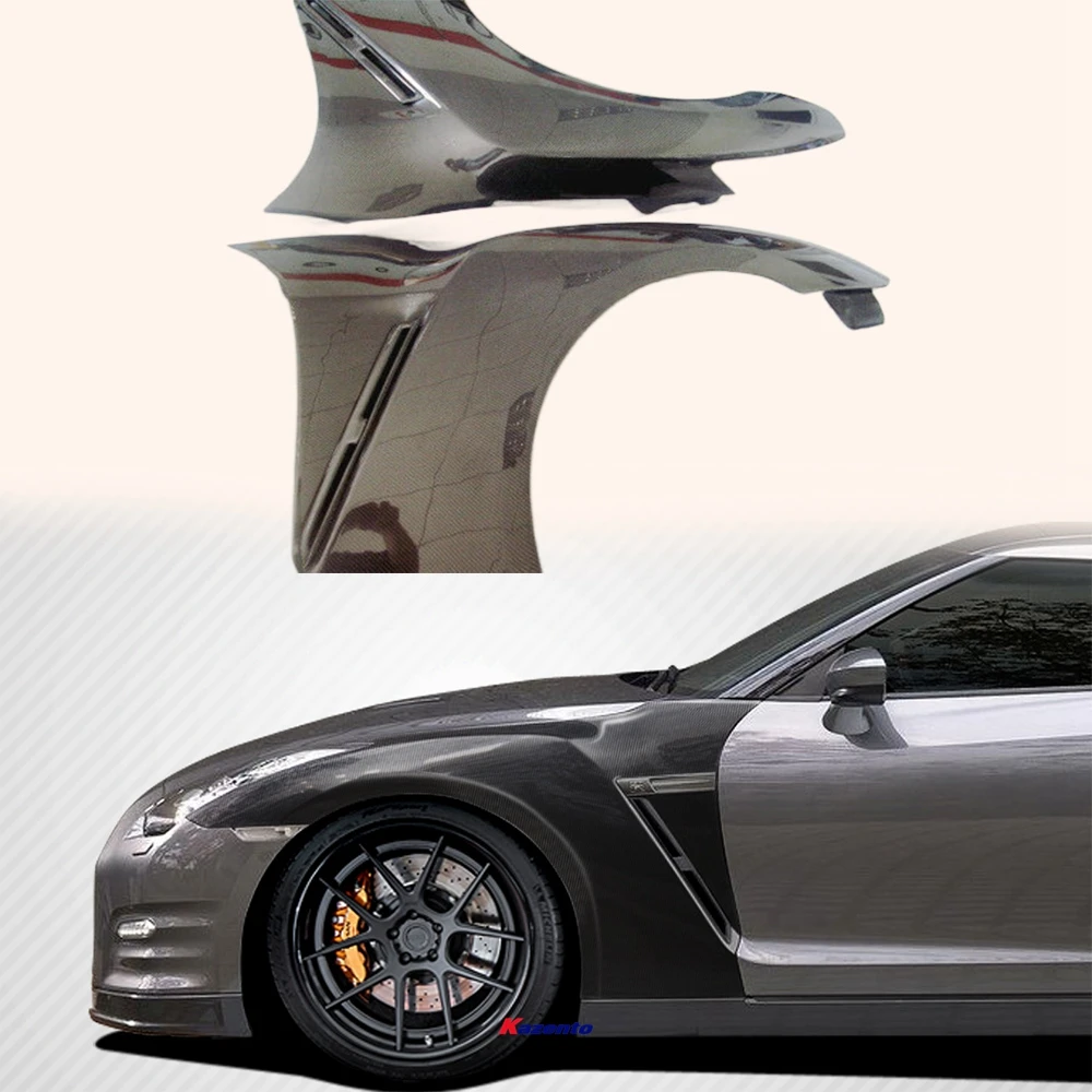 

For Nissan R35 Gtr Oem Front Fender (With Fender Vents) Carbon Fiber