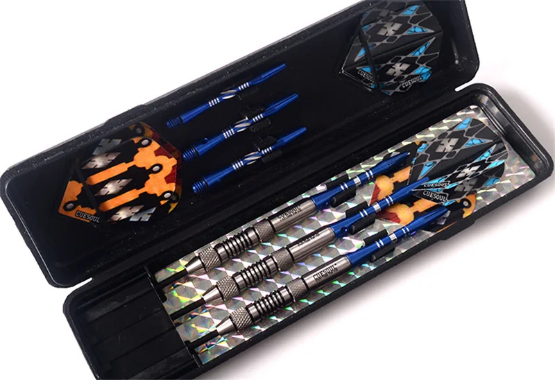 CUESOUL 3 stuks 26g professionele stalen tip darts met wolfraam dartsvat