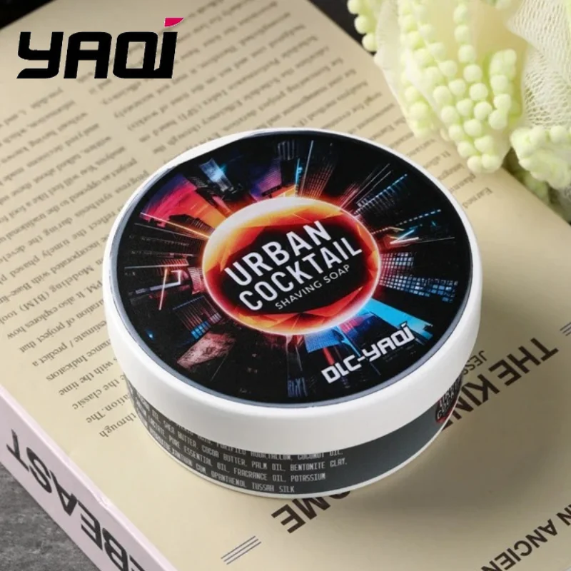 

YAQI URBAN COCKTAIL GOD OF SHAVING Atisan 170 г мыло для бритья для мужчин, высококачественный парикмахерский инструмент для ухода за дома и путешествиями, новая серия