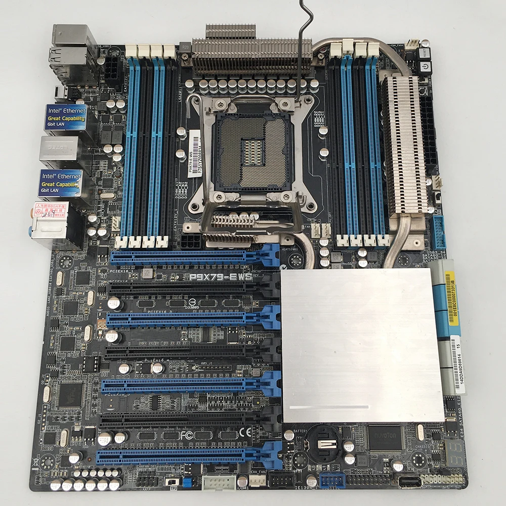 P9X79-E WS For ASUS Workstation Motherboard LGA2011 Support i7 3rd/4th Gen Processors E5-1600/2600 V1/V2DDR3