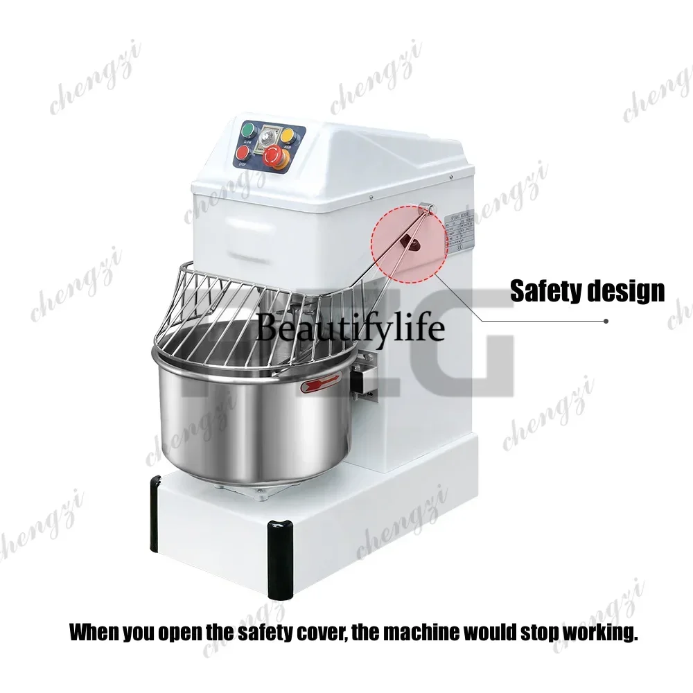 Commercial Stand 12kg 34L Electric Flour Dough Kneader Mixer Spiral Pizza Cake Bread Machine Bakery Equipment