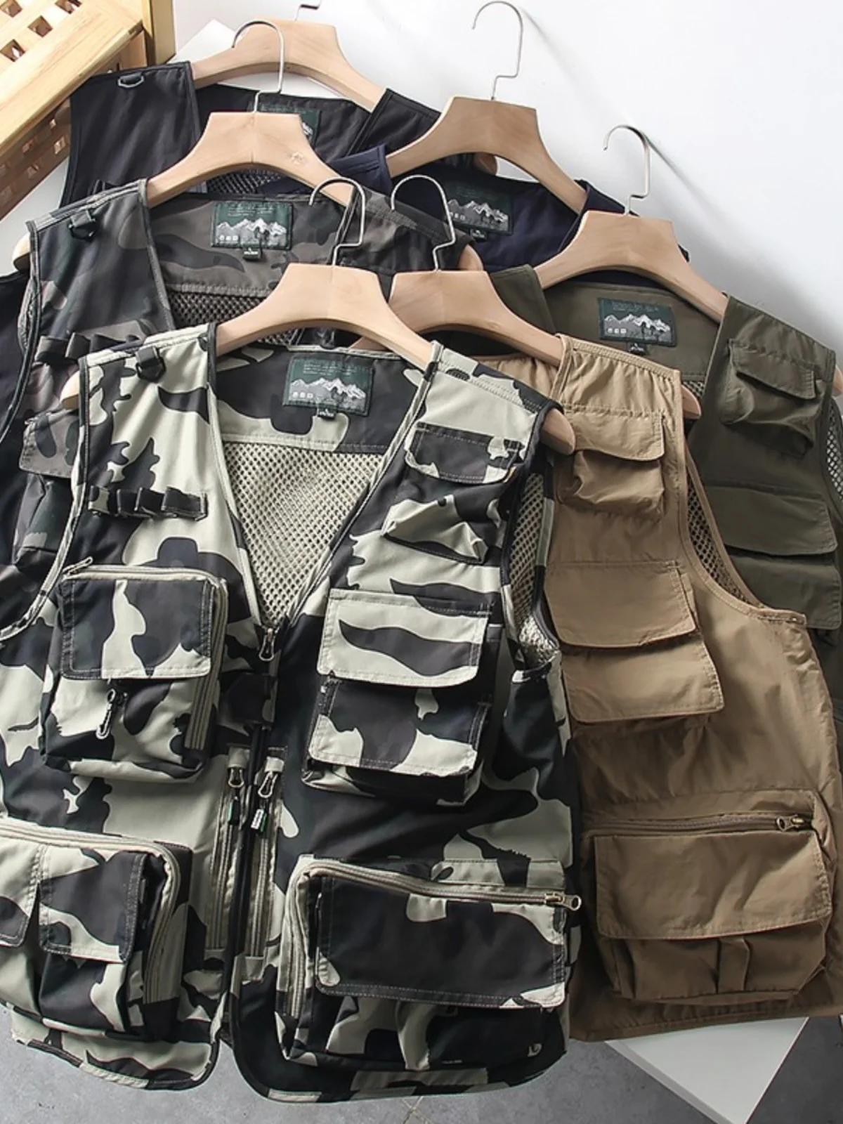 

Свободный дышащий жилет Me для мужчин, летняя рабочая одежда, многоэтажный, так сухой, функциональный, грузовой, модный, молодежный