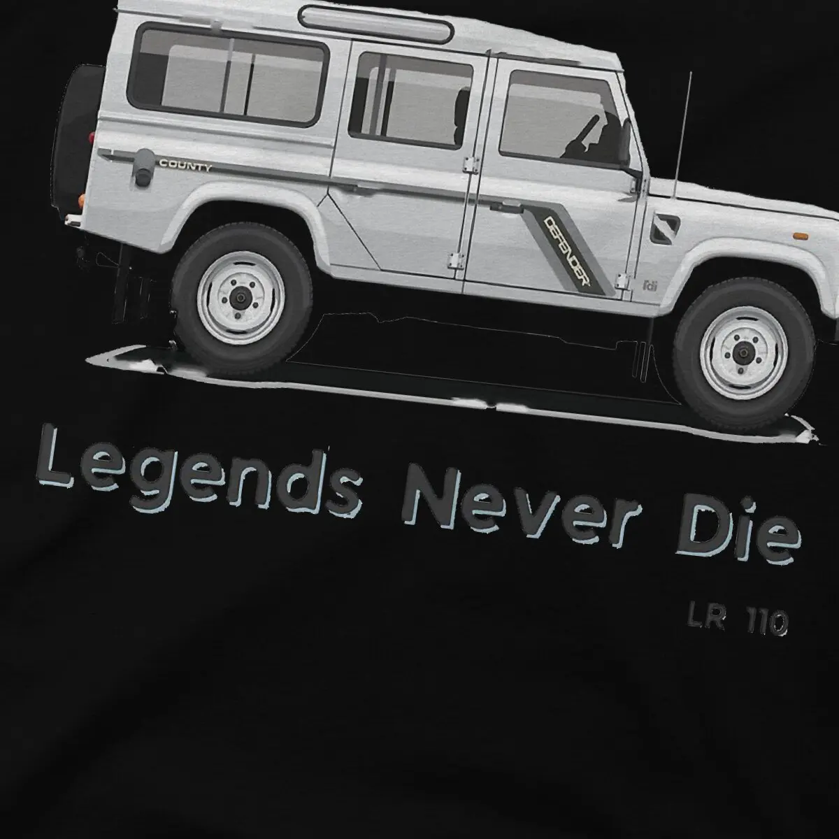 Land Rover SUV Men\'s TShirt Land Rover Defender 110 Distinctive T Shirt Harajuku Sweatshirts Hipster