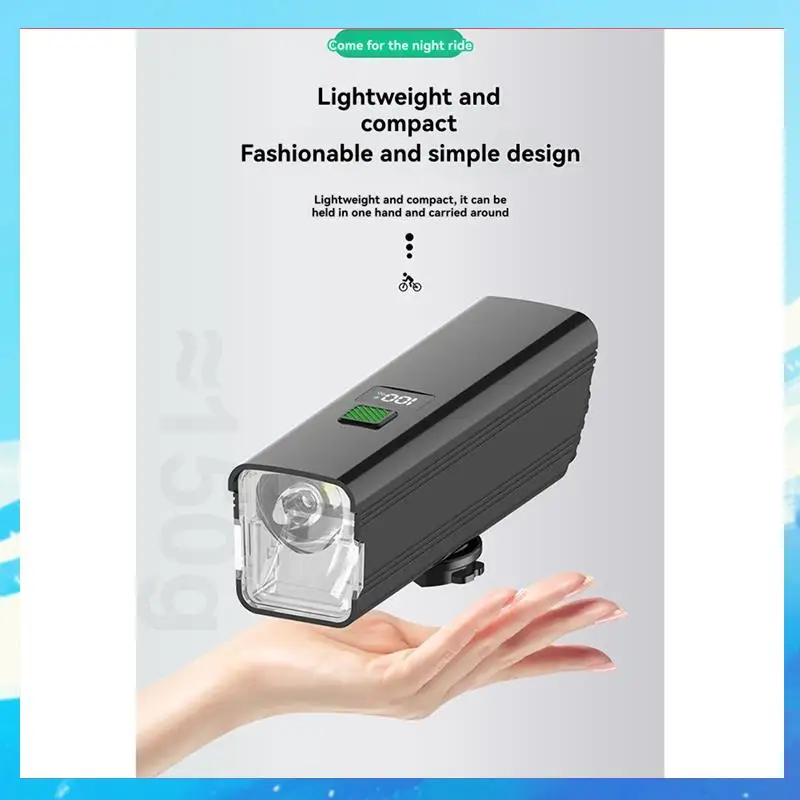 Cycling Lights Night Riding Lights With High And Low  Switch 800 Lumens USB-C Charging For Cyclists And Commuters-[A49T]