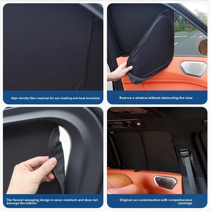 For Lynk&Co 900 Window sun protection heat insulation privacy sunshade front windshield sunshade durable accessories