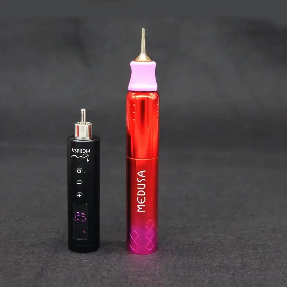 

Wireless Rechargeable Professional MEDUSA Aluminum Permanent Makeup Machine PMU Machine Pen for Body Art PMU Set