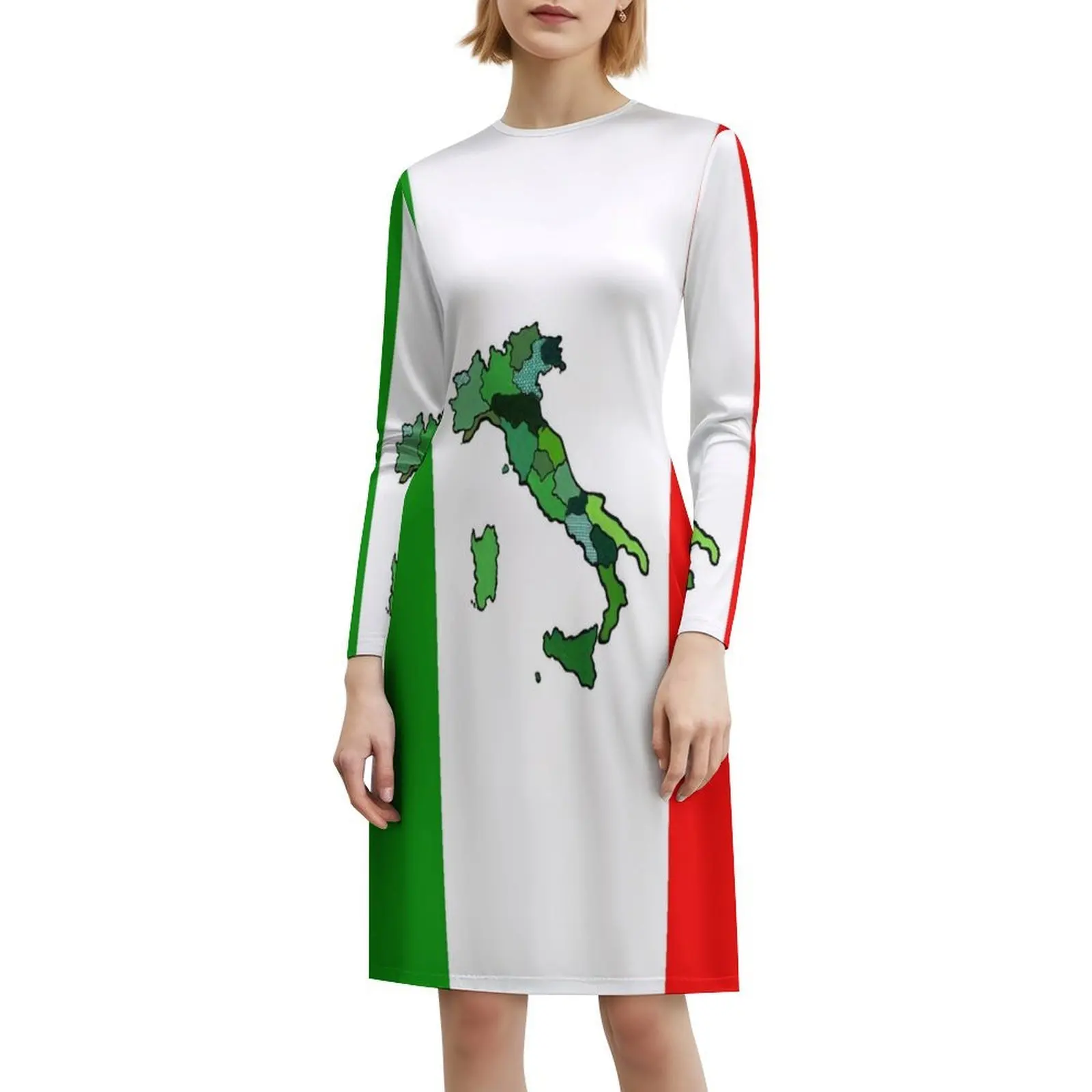 خريطة إيطاليا والعلم الإيطالي فستان الهيب هوب الشارع الشهير جرافيك طباعة ملابس النادي إيطاليا الإيطالية أعلام إيطاليا الإيطالية #6