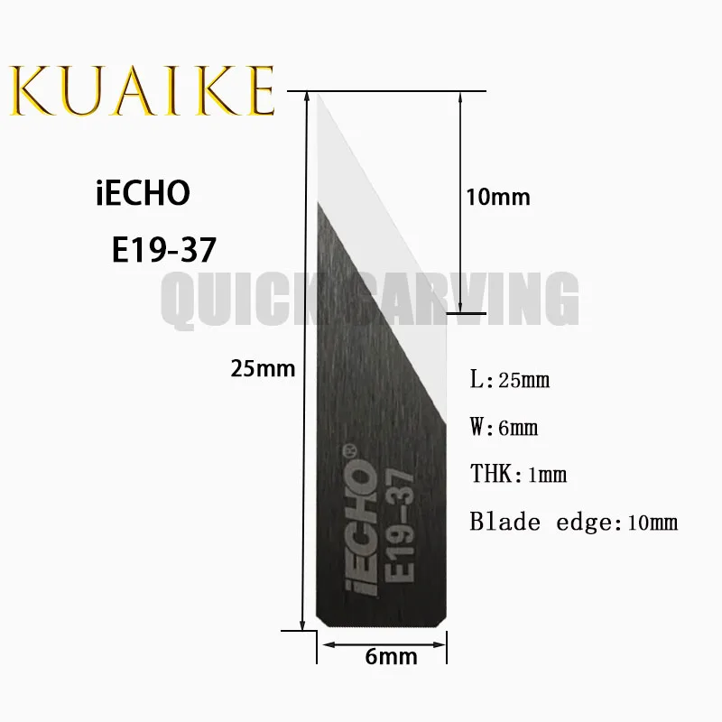 Imagem -03 - Iecho-cortador da Vibração Carboneto de Tungstênio Lâmina de Corte Oscilante E20c E21 E22c E23c E25c E26 E1931 E19-37 10 Peças