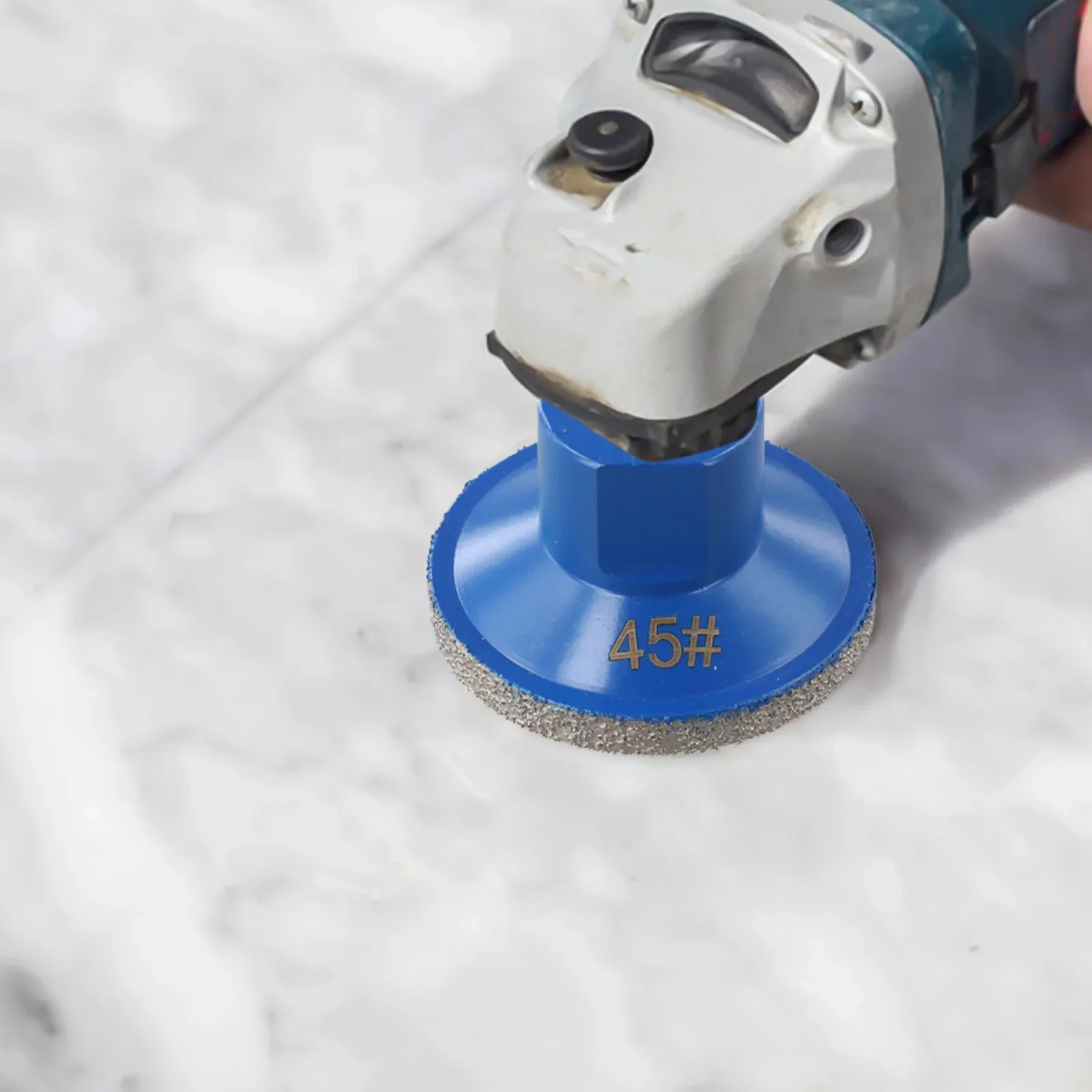 50mm Brazed Flat Grinding Disc Designed for Stone Polishing Grit 45/65/100# for Enhanced Efficiency and Durability