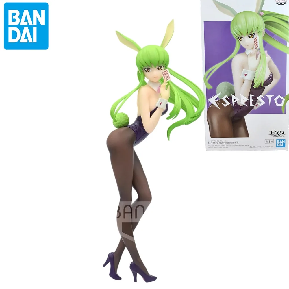 

Оригинальная оригинальная фигурка Banpresto ESPRESTO Code Geass Lelouch Of The Rebellion 22 см CC Bunny Girl, аниме-фигурки, игрушки для детей