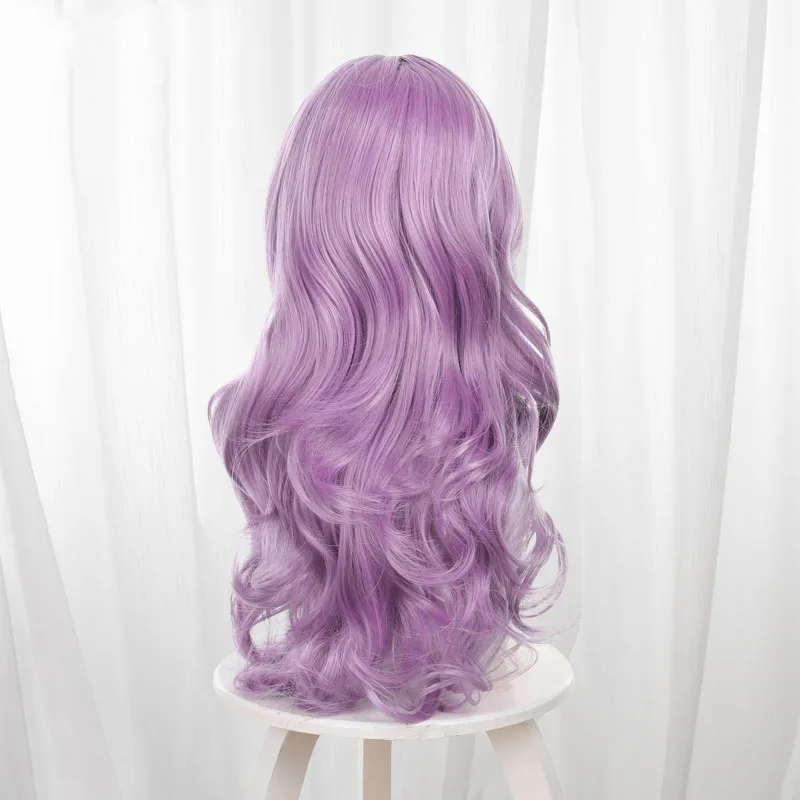 Game Honkai Star Rail Jade Lady Cosplay Wig Purple Long Hair Ten Stonehearts Halloween Carnival Party For Women Girls Props