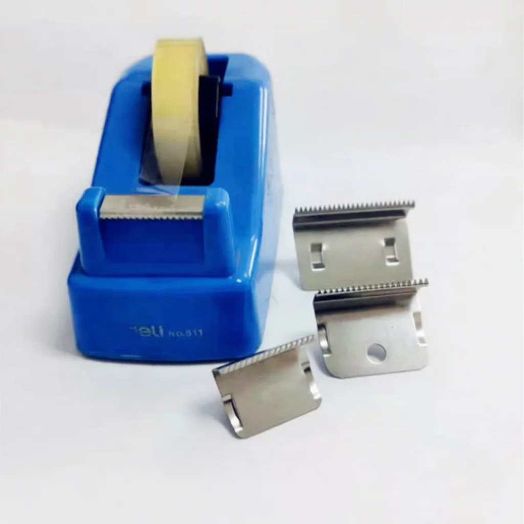 Sharp Tape Dispenser Blade Replacement Stainless Steel Sawtooth Wheel Office Desktop Stationery Adhesive Cutter Part
