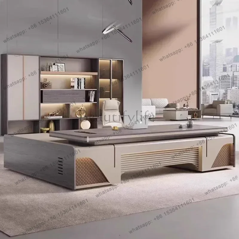 LD Minimalist Office Desk Minimalist Computer Office Desk Professional Work Minimalist Creative Reception Ufficio   Furniture