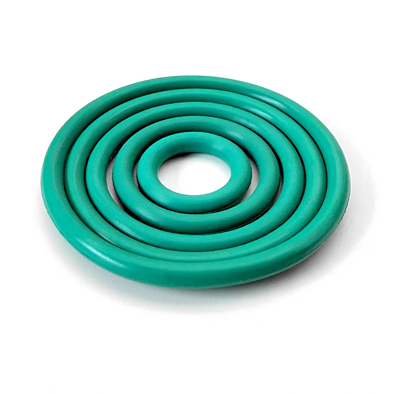 Green FKM O Ring Gasket CS 1.78mm ID 1.78/133.07mm High Temperature Corrosion Resistant Fluorine Rubber Seal for Industrial Use