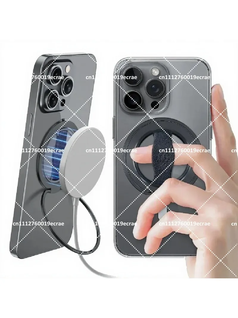 3rd Gen MagSafe Compatible Phone Holder, Removable Magnetic Ring Kickstand for iPhone 16 15 14 13