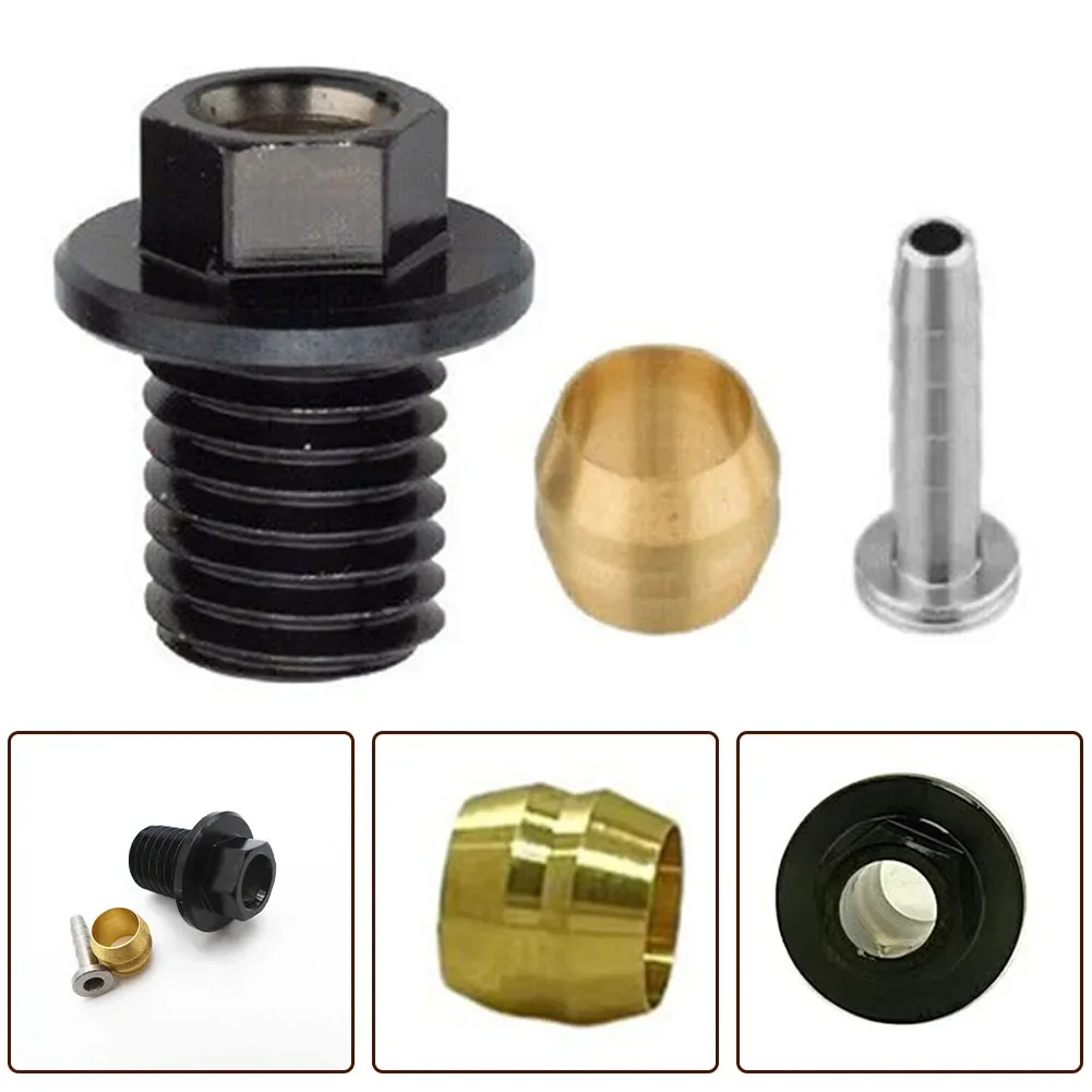 1Set Oil Needle With Screw For Shimano BH90 Stainless Steel Olive Insert And Connecting Bolt Nut For Shimano SM-BH90-JK-SSR Part