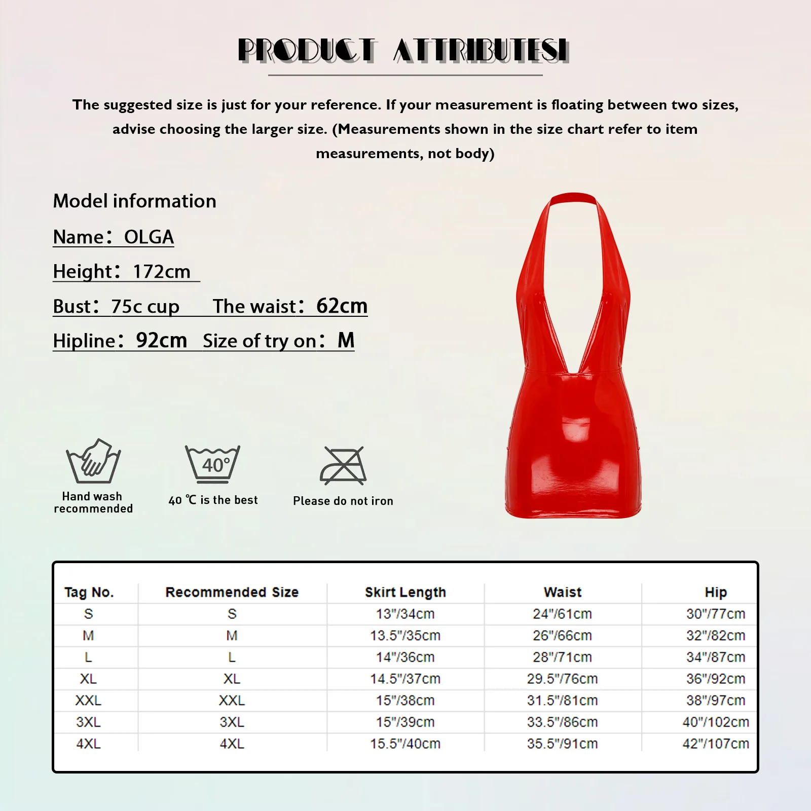 Women Sexy Deep V Backless Rave Dress Wet Look Patent Leather Bodycon Minidress Nightclub Pole Dancing Clubwear Party Disco