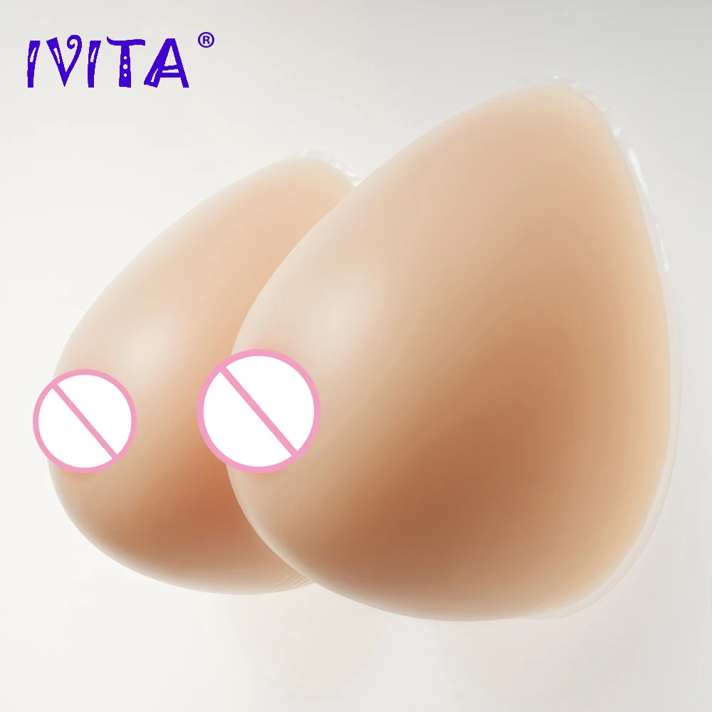 IVITA 10KG Silicone Breast Forms Huge Silicone False Breasts Fake Boobs For Crossdresser Transgender Shemale Drag Queen Enhancer