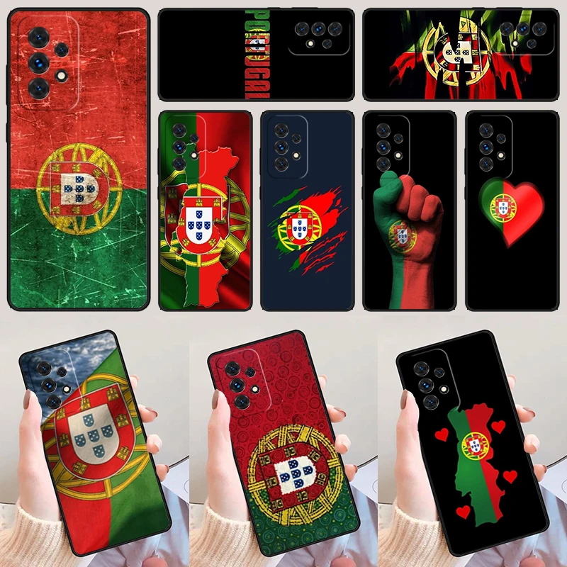 Portugal Flag Portuguese Country For Samsung A52 A72 A73 A20e A21S A50 A70 A11 A12 A42 A31 A40 A51 A71 A32 A80 A91 Phone Case