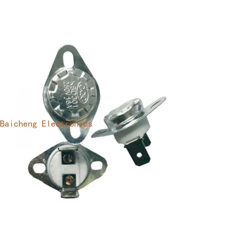 10PCS KSD301KSD302 temperature control switch ceramic 16A/20A 240degree normally open and normally closed