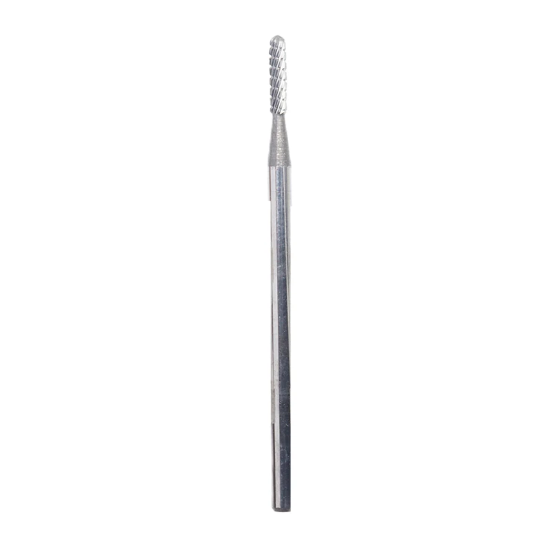 Azul carboneto de tungstênio prego broca bit 3/32 "rotary rebarba manicure bits para acessórios broca ferramentas de fresa do prego