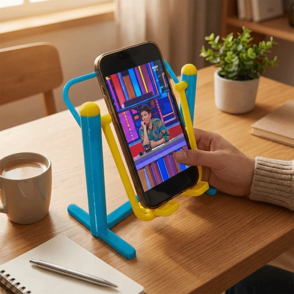 

Stable Design Phone Stand Creative Design Multi-Functional Mobile Phone Holder Desktop Use Desktop Display Stand