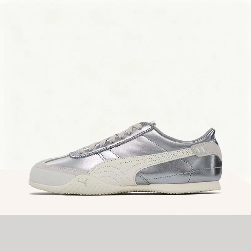 

Puma Bella UT: универсальные, удобные, нескользящие, легкие, прочные повседневные кроссовки с низким верхом для мужчин и женщин – серебристые 402186-06
