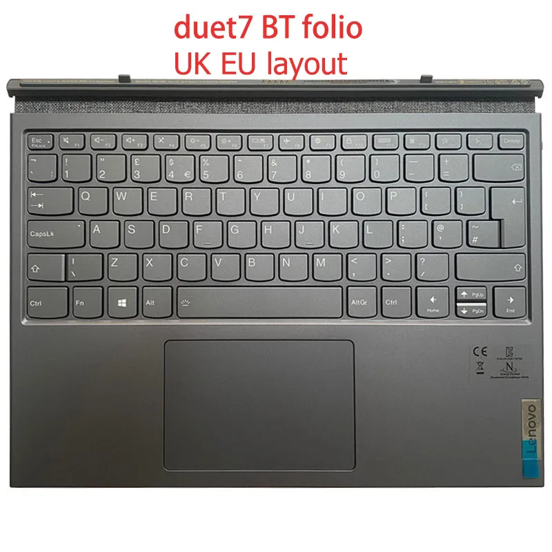 New Original Keyboard For Lenovo Duet 7 BT Folio Yoga Duet IML 2020 Tab Magnetic Base Keyboard Tablet 2-in-1